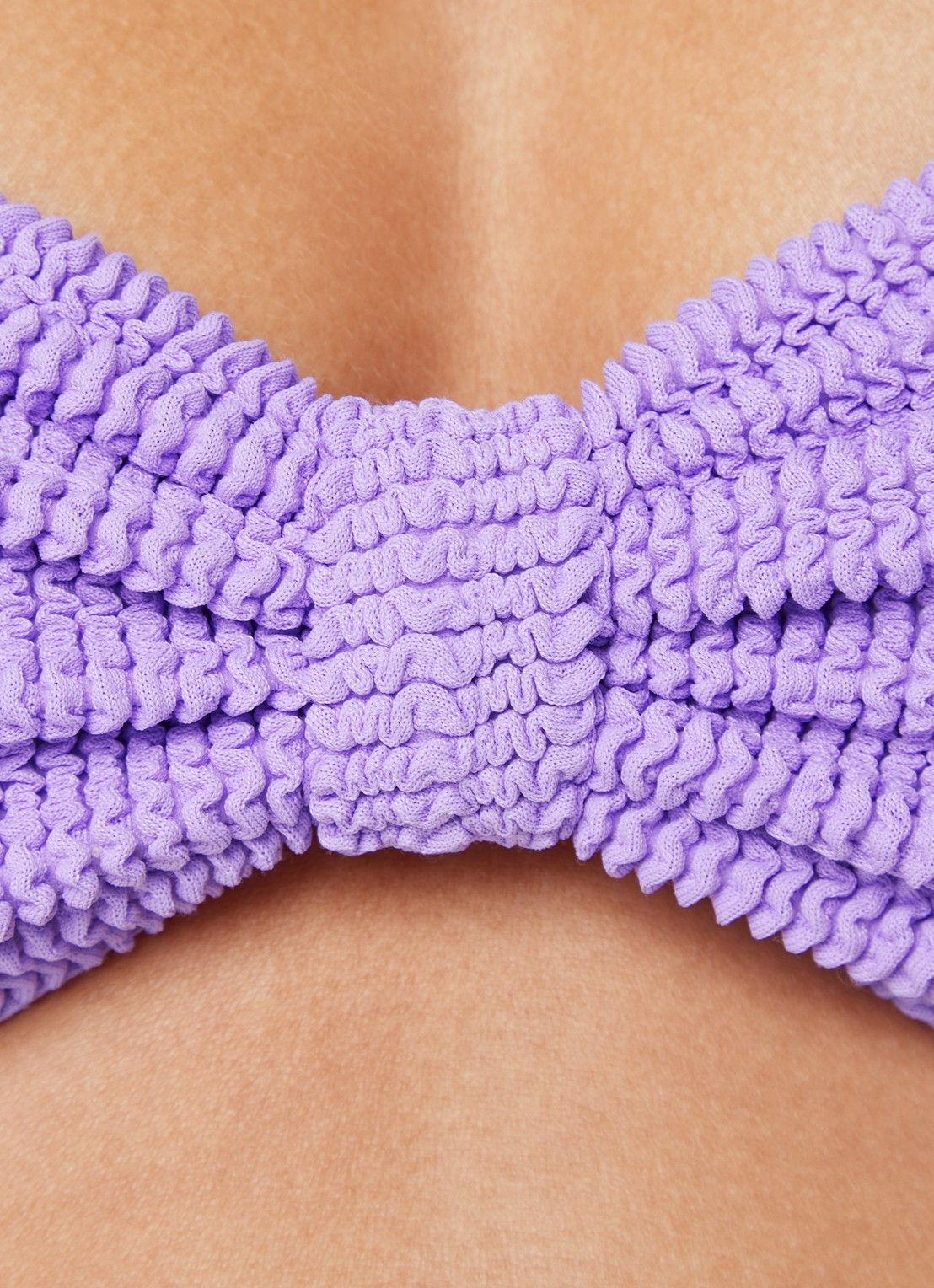 Hunza G Jean bikiniset met structuur - detail 2 lila