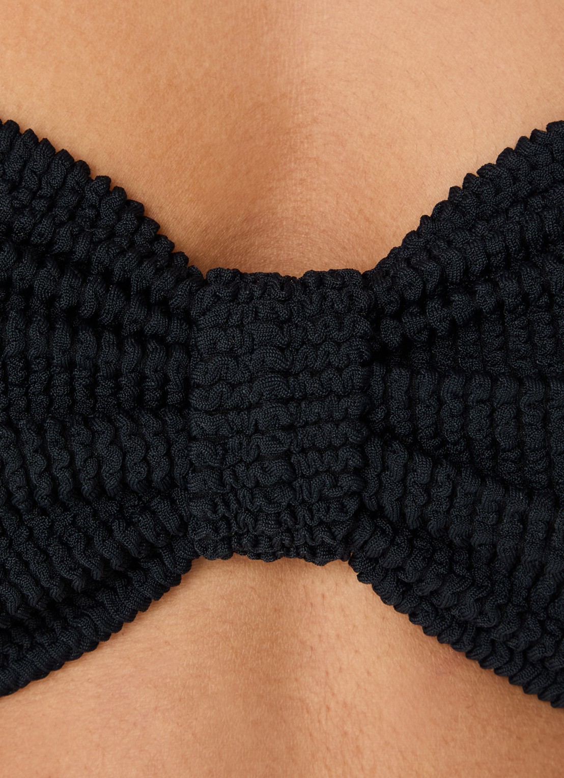 Hunza G Tina bikiniset met structuur - detail 4 zwart