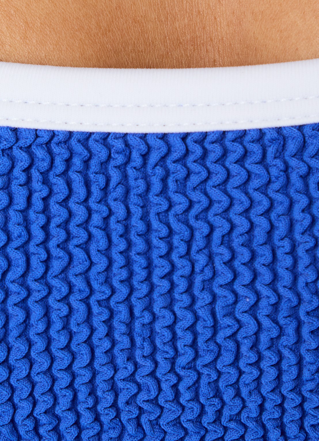 Hunza G Tyler bikiniset met structuur - detail 3 kobaltblauw