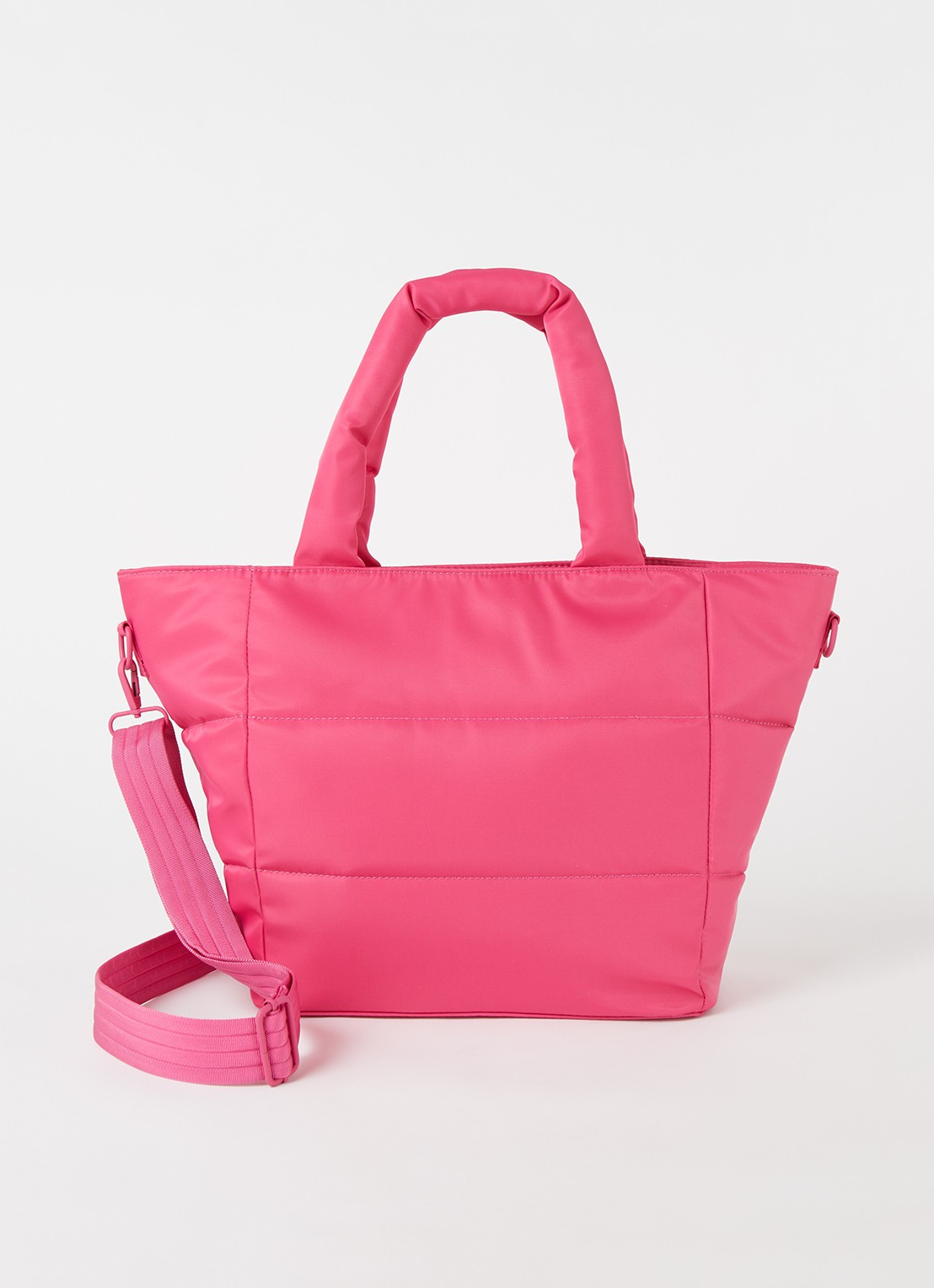 HVISK Valley Medium schoudertas met afneembare schouderriem - voorkant 3 roze