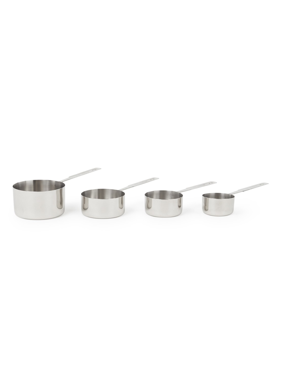ibili Maatlepel set van 4  - voorkant zilver