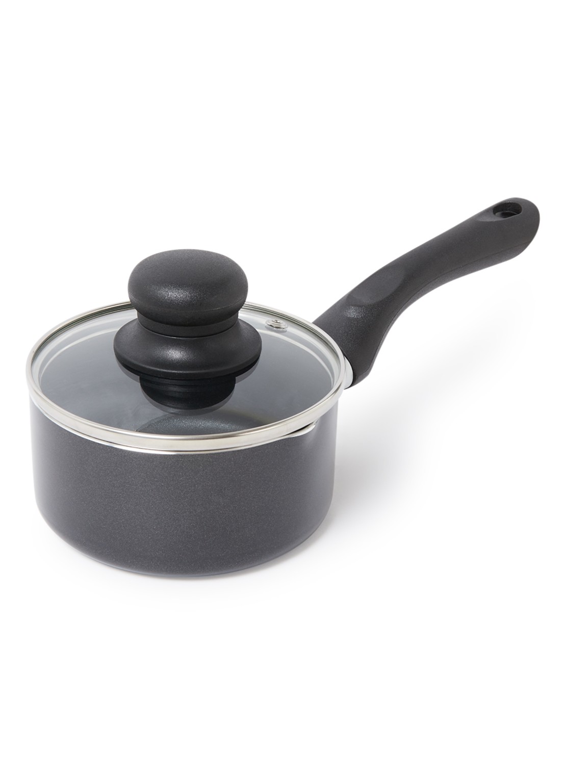 ibili Mini steelpan Ø12 cm - voorkant 2 zwart