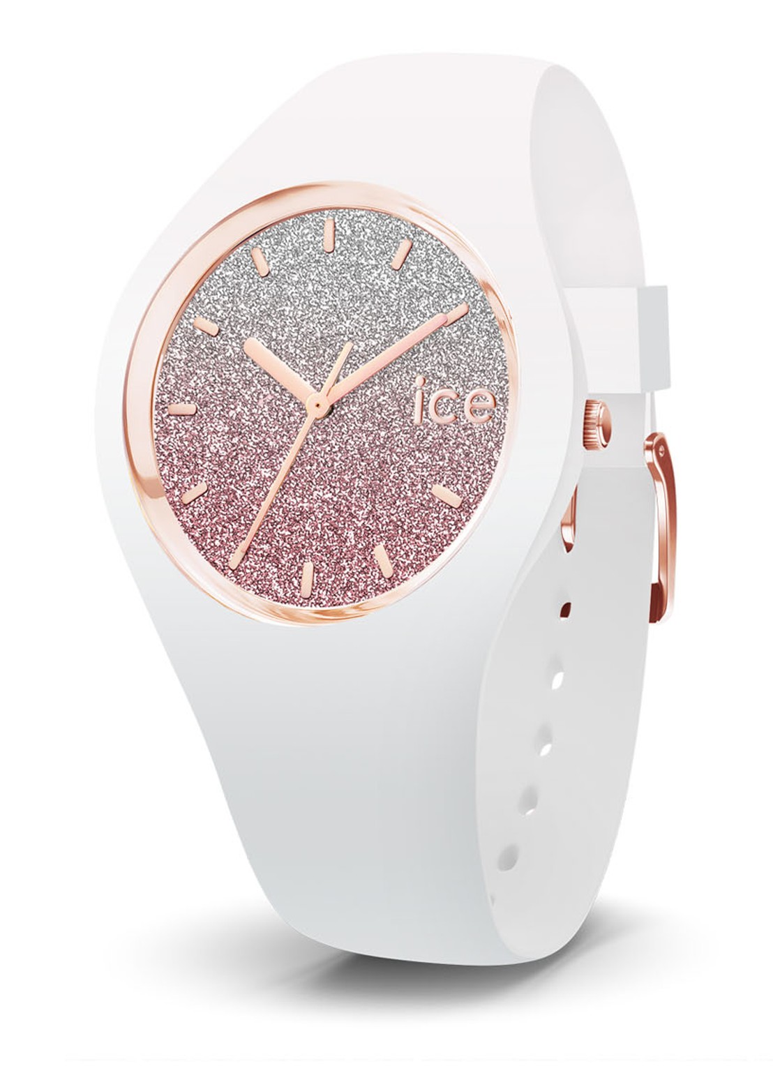 Ice-Watch Ice Lo Horloge IW013427 - voorkant wit