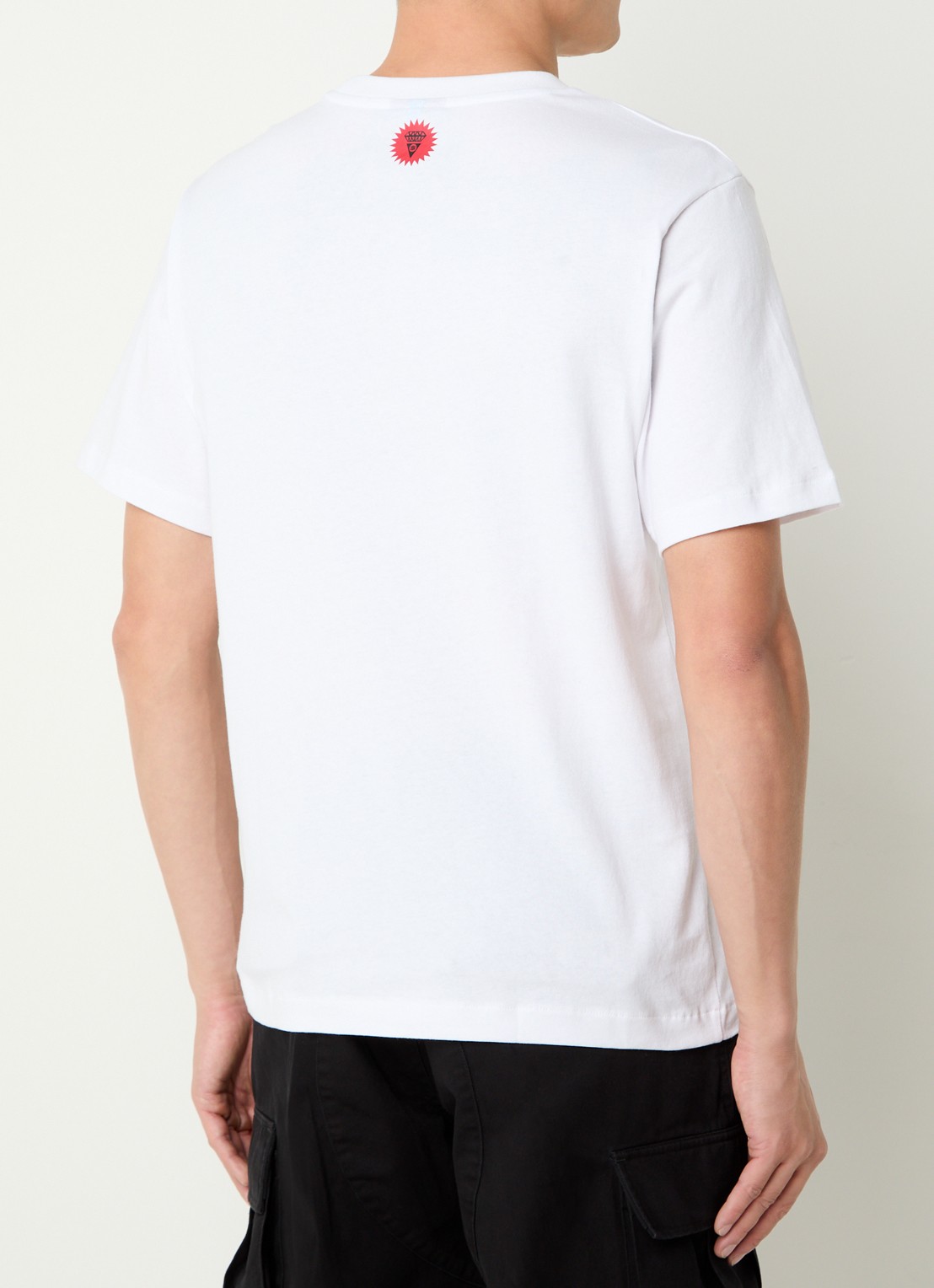 ICECREAM Running Dog T-shirt met print - achterkant wit