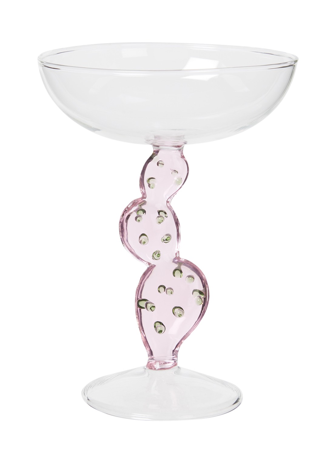 Ichendorf Milano Cactus champagneglas 30 cl - voorkant roze