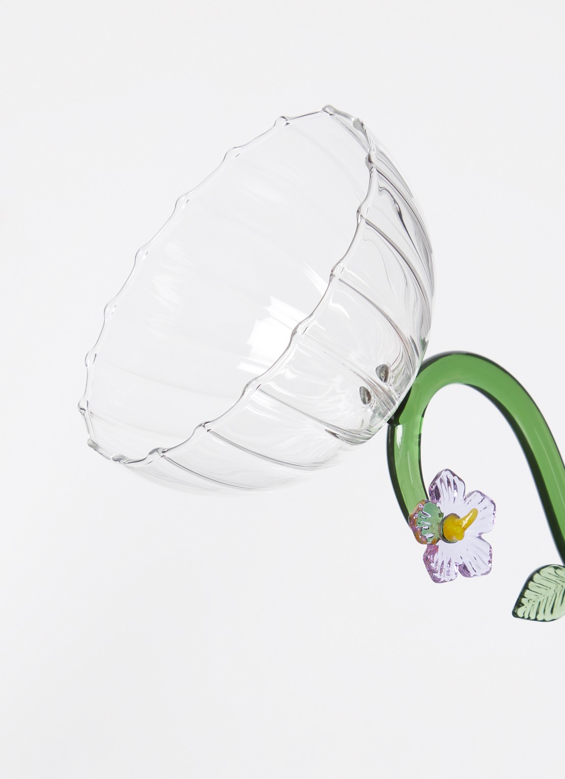 Ichendorf Milano Lilac Flower champagneglas 28 cl - detail groen