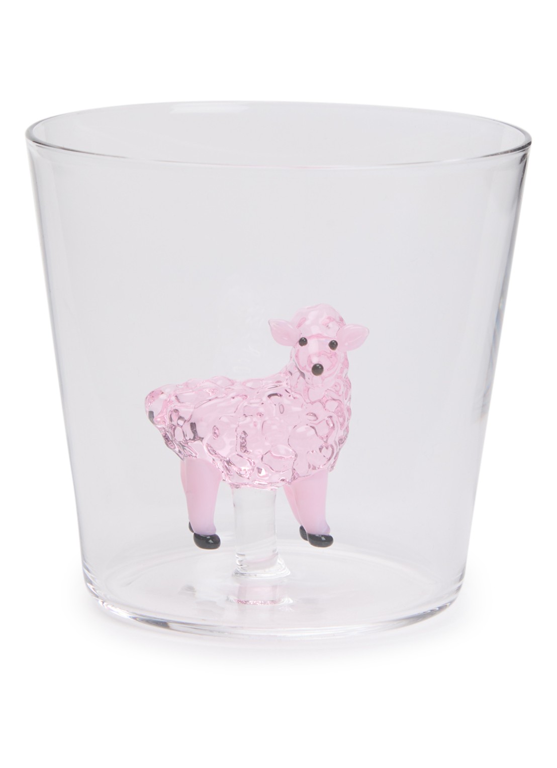 Ichendorf Milano Pink Sheep waterglas 35 cl - voorkant transparant