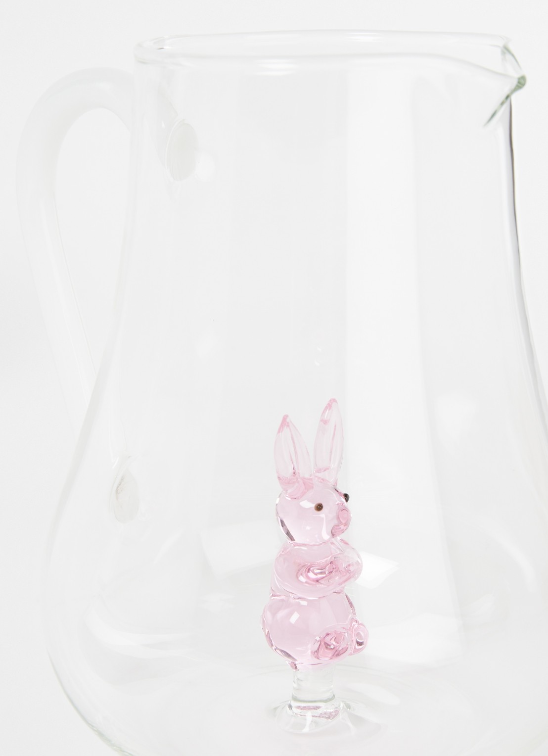 Ichendorf Milano Rabbit waterkaraf 1,5 liter - voorkant 2 transparant