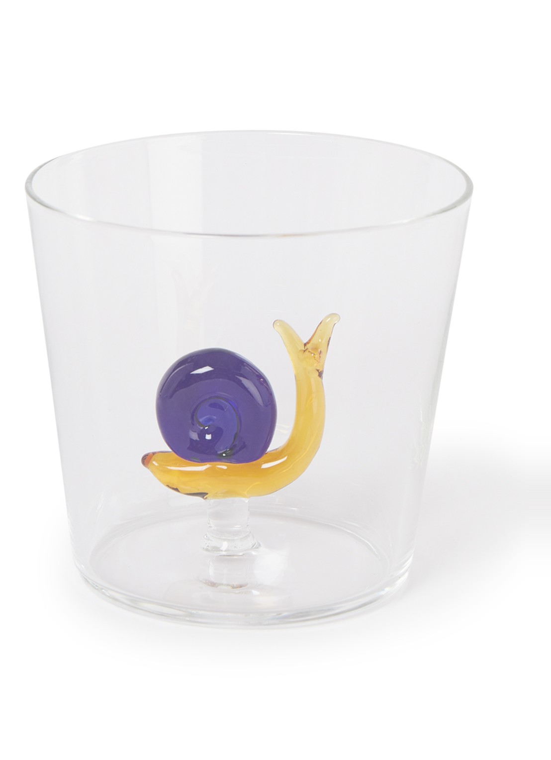 Ichendorf Milano Tumbler Snail waterglas 35 cl - voorkant transparant