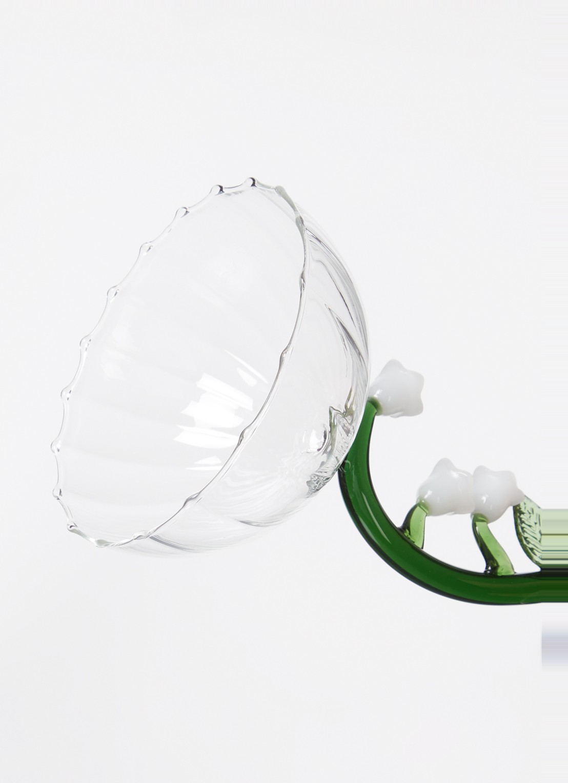 Ichendorf Milano White Flower champagneglas 20 cl - detail 2 transparant