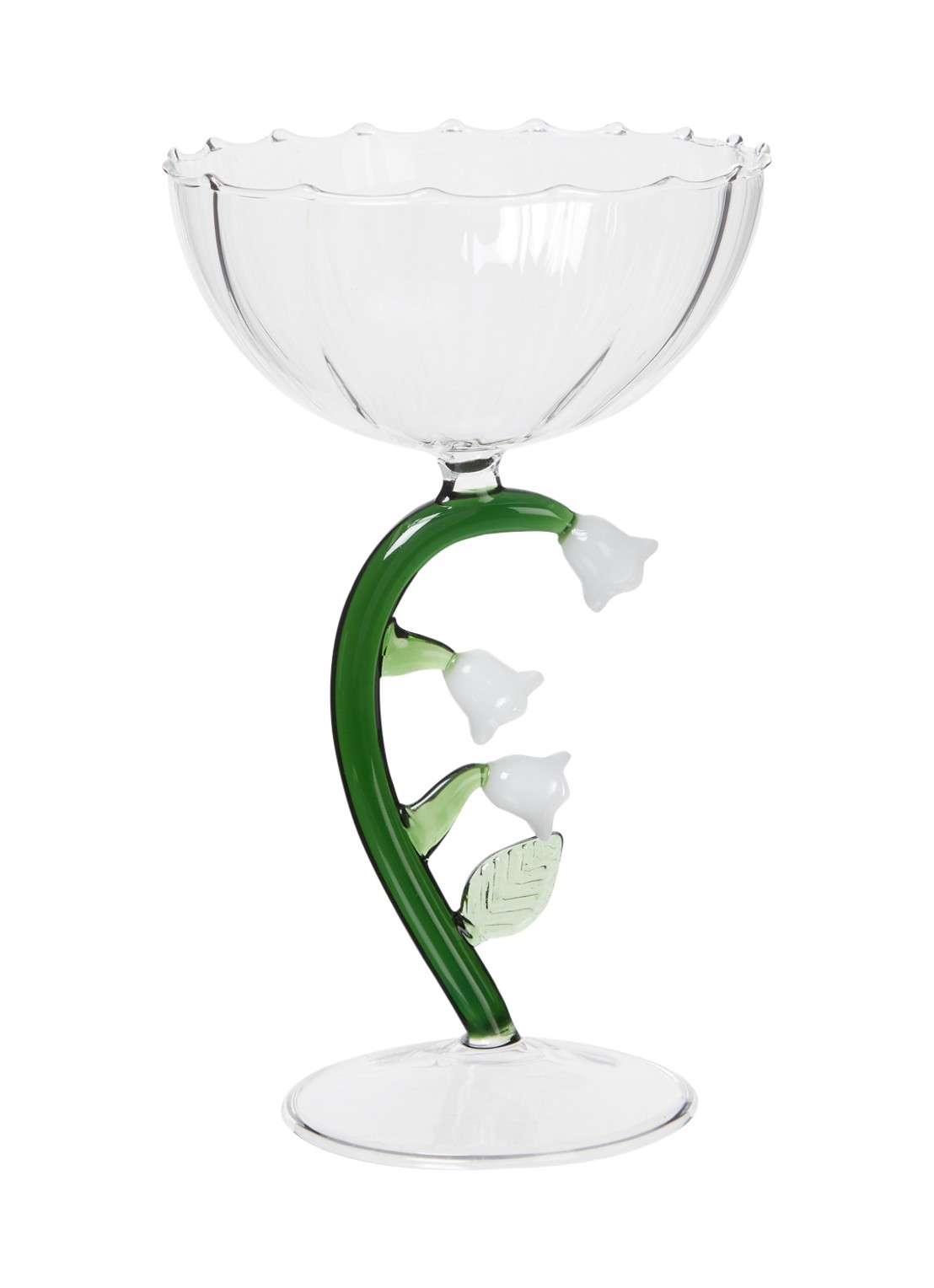 Ichendorf Milano White Flower champagneglas 20 cl - voorkant transparant