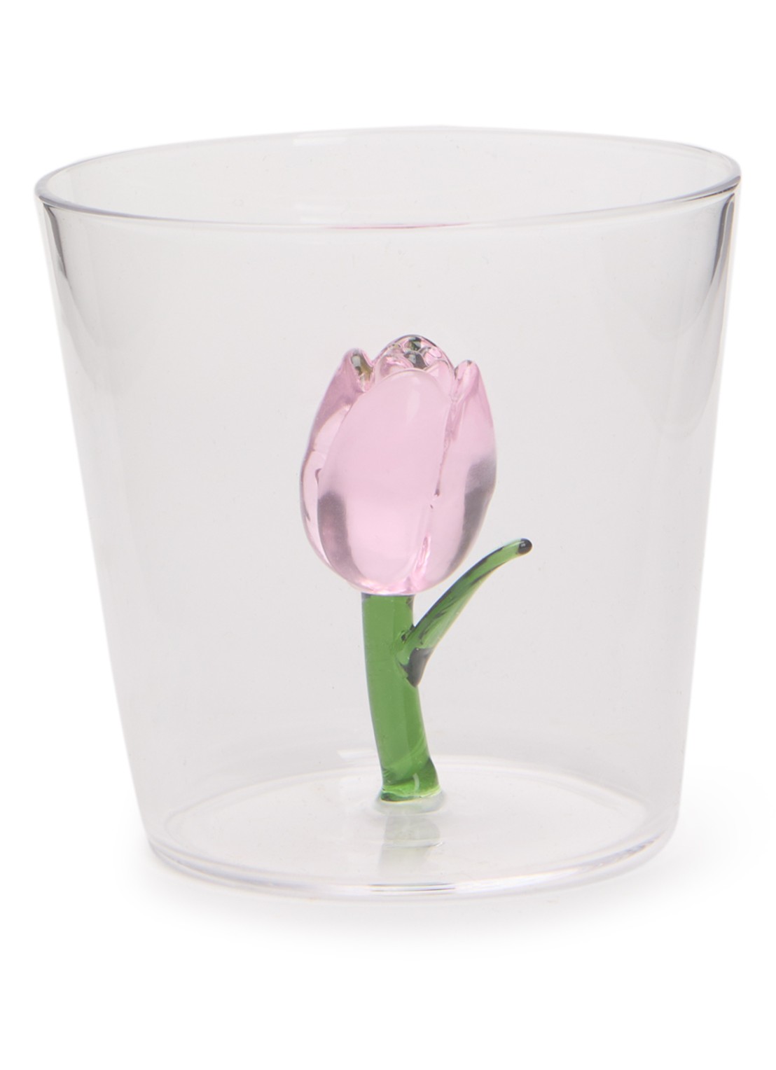 Ichendorf Milano Yellow Tulip waterglas 35 cl - voorkant transparant