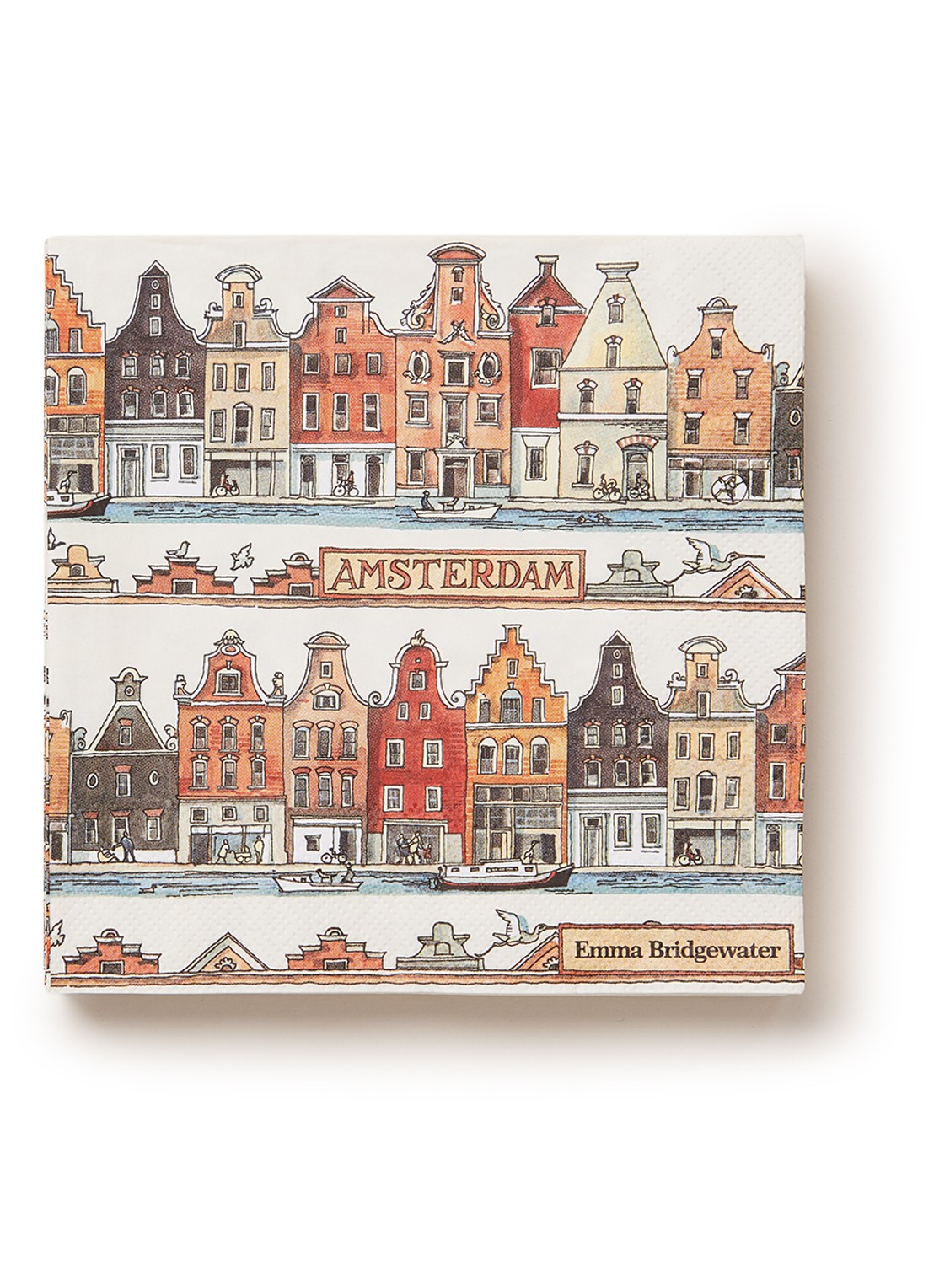 Ihr Ideal Home Amsterdam servetten 33 x 33 cm - voorkant 2 beige