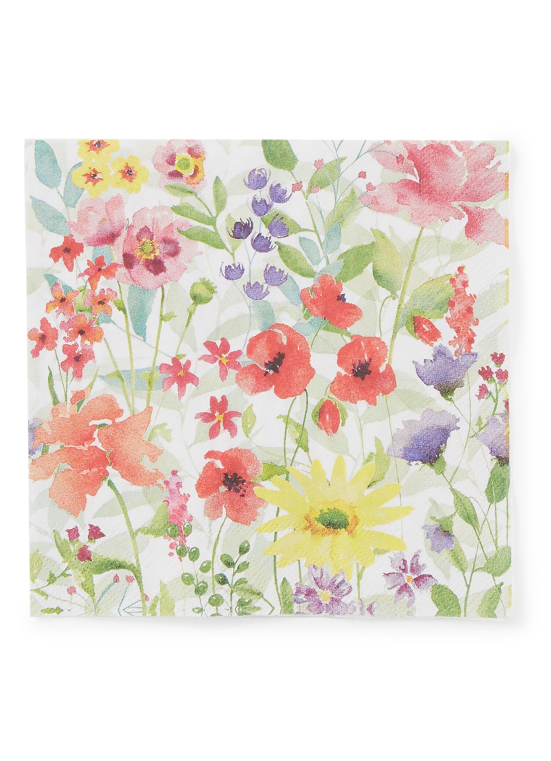 Ihr Ideal Home Barb servetten 25 x 25 cm - voorkant multicolor