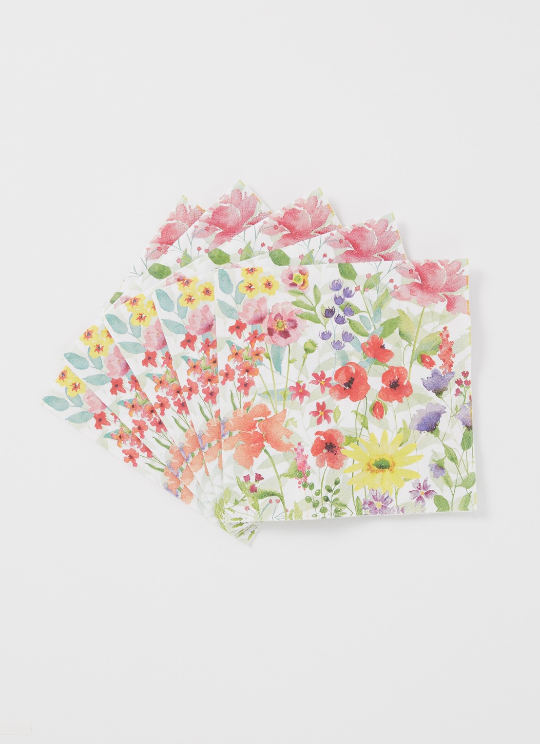 Ihr Ideal Home Barb servetten 25 x 25 cm - voorkant 2 multicolor