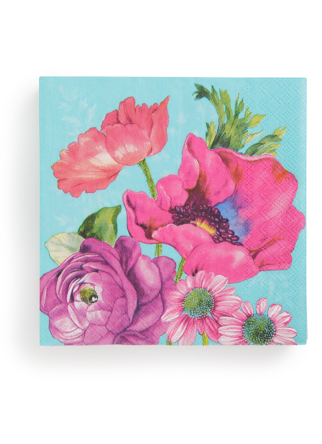 Ihr Ideal Home Joleen servetten 33 x 33 cm - voorkant turquoise