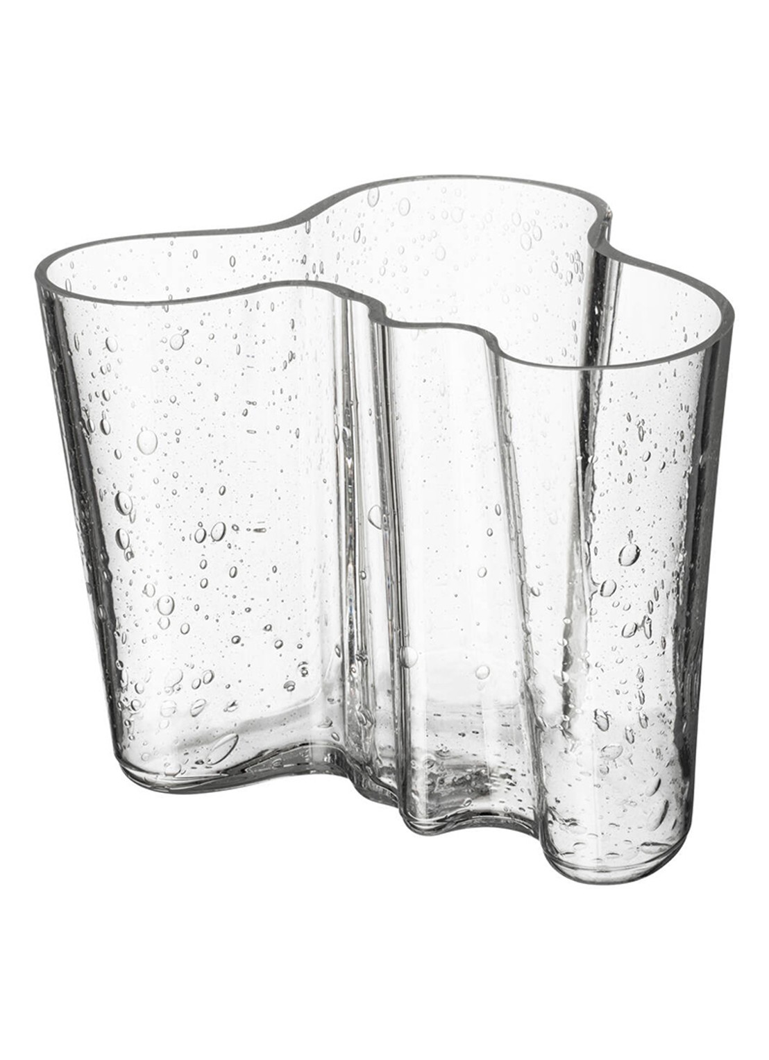 Iittala Aalto vaas 16 cm - voorkant transparant