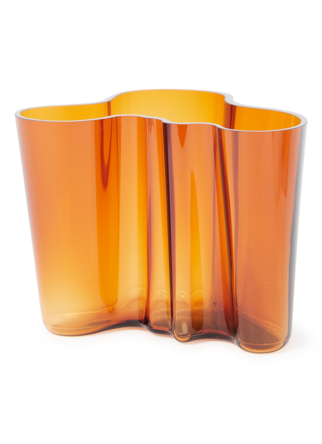 Iittala Aalto vase 160mm copper - voorkant koper