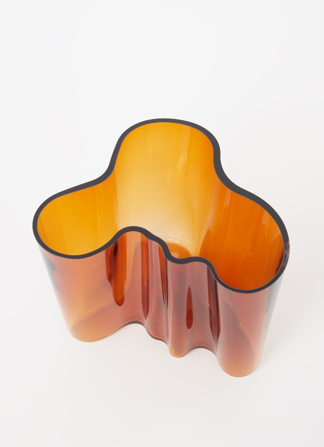 Iittala Aalto vase 160mm copper - voorkant 2 koper