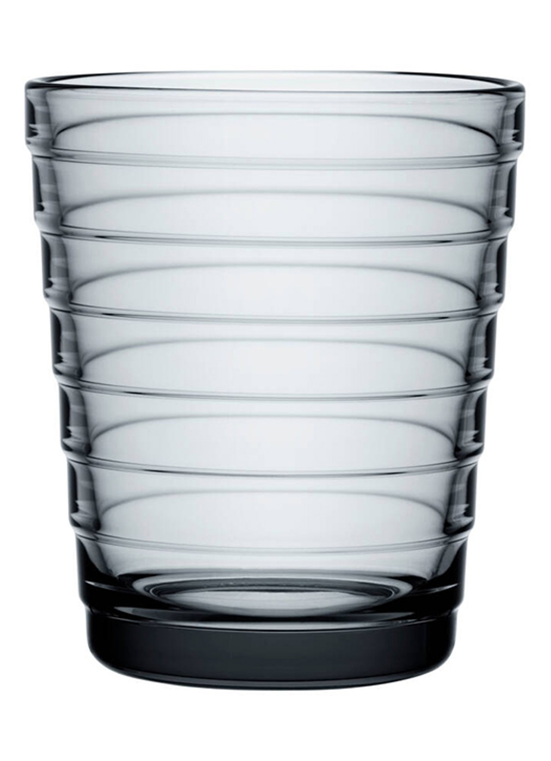 Iittala Aino Aalto drinkglas 22 cl set van 2 - voorkant grijs