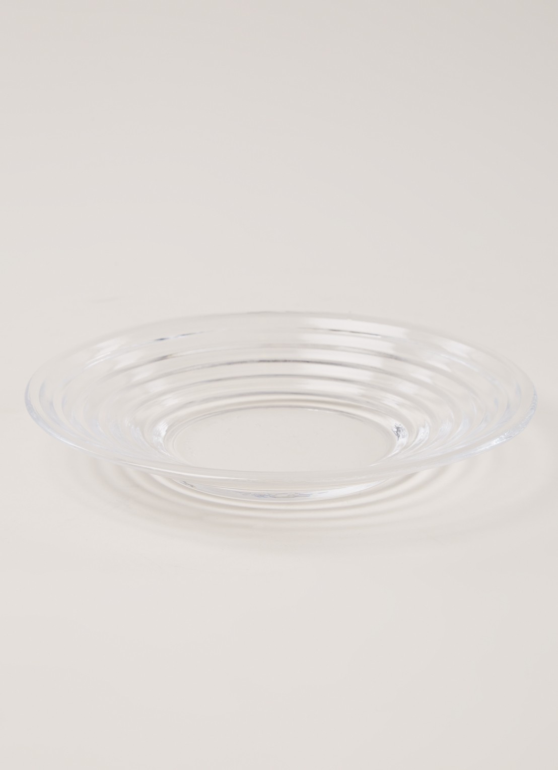 Iittala Aino Aalto gebaksbordje 17 cm - detail transparant