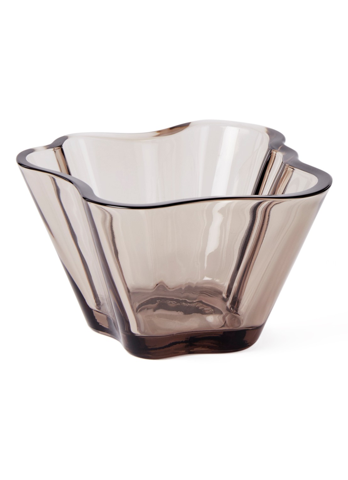 Iittala Alvar Aalto kom 14 cm - voorkant 2 bruin