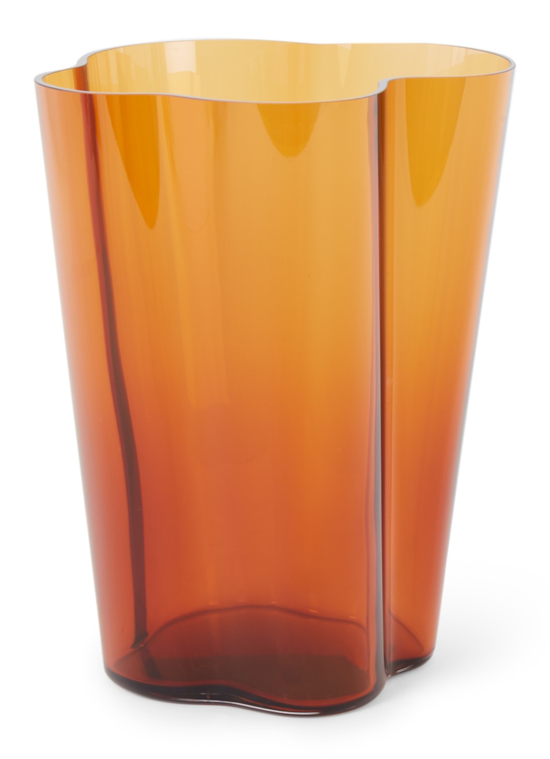 Iittala Alvar Aalto Maijakko vaas 27 cm - voorkant koper
