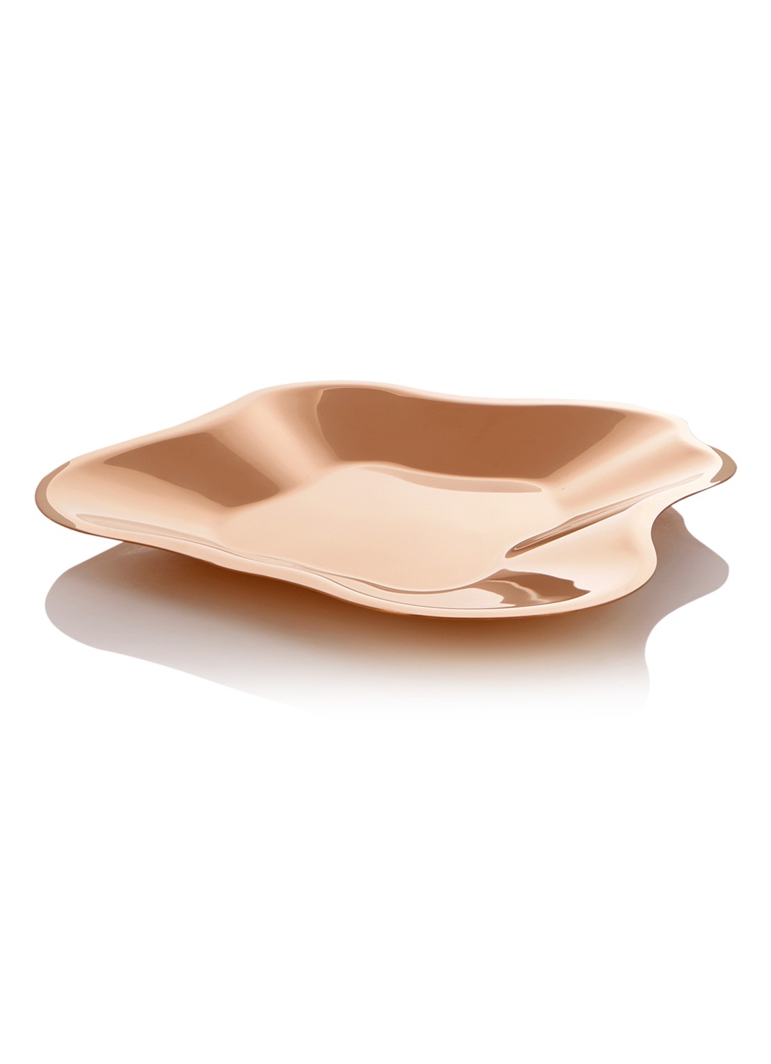 Iittala Alvar Aalto schaal 35 cm - voorkant roségoud