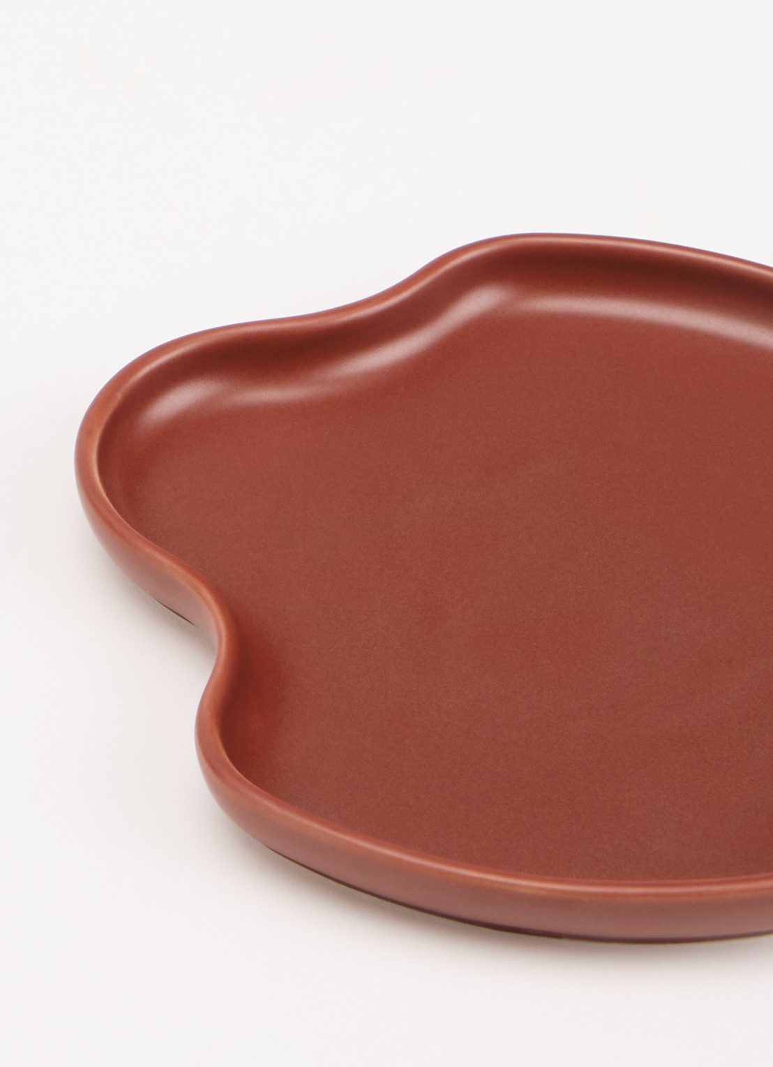 Iittala Alvar Aalto schotel 15 cm - voorkant 2 steenrood