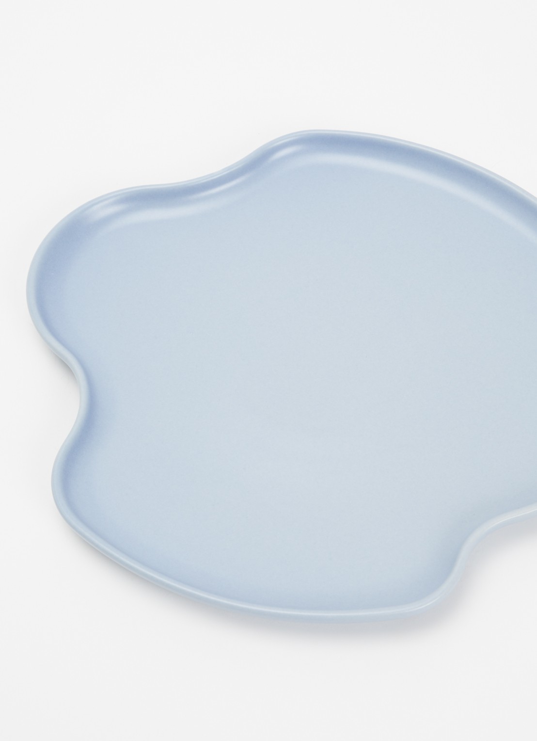 Iittala Alvar Aalto schotel 25 cm - voorkant 2 lichtblauw