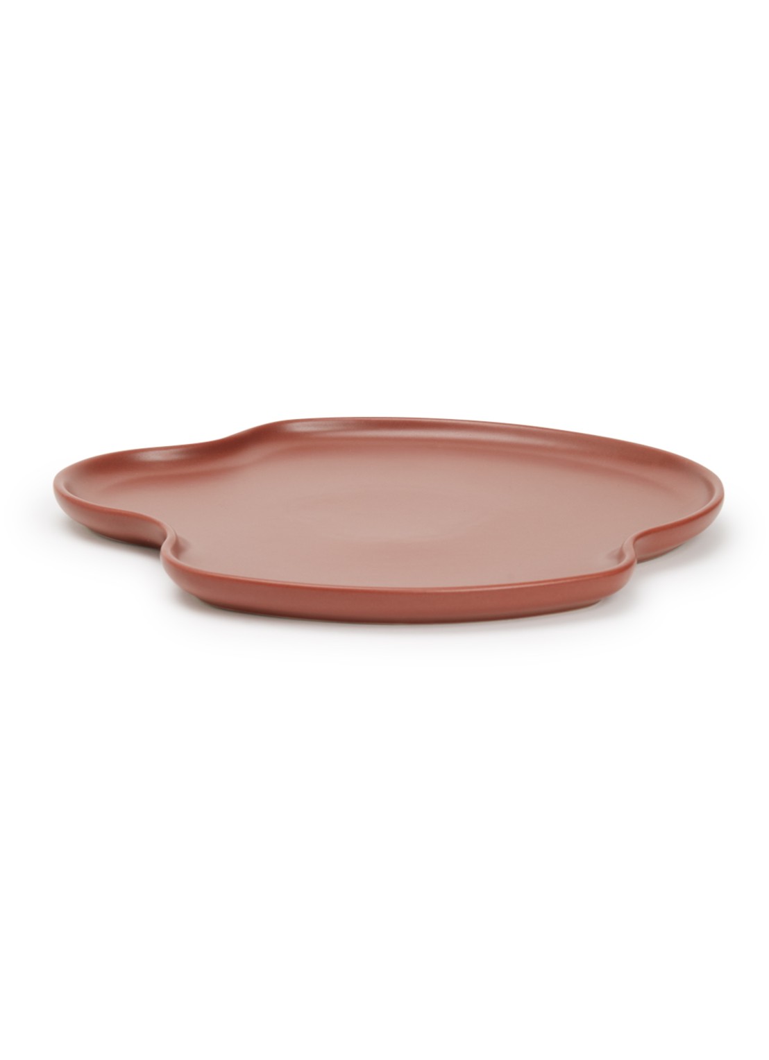 Iittala Alvar Aalto schotel 25 cm - voorkant steenrood