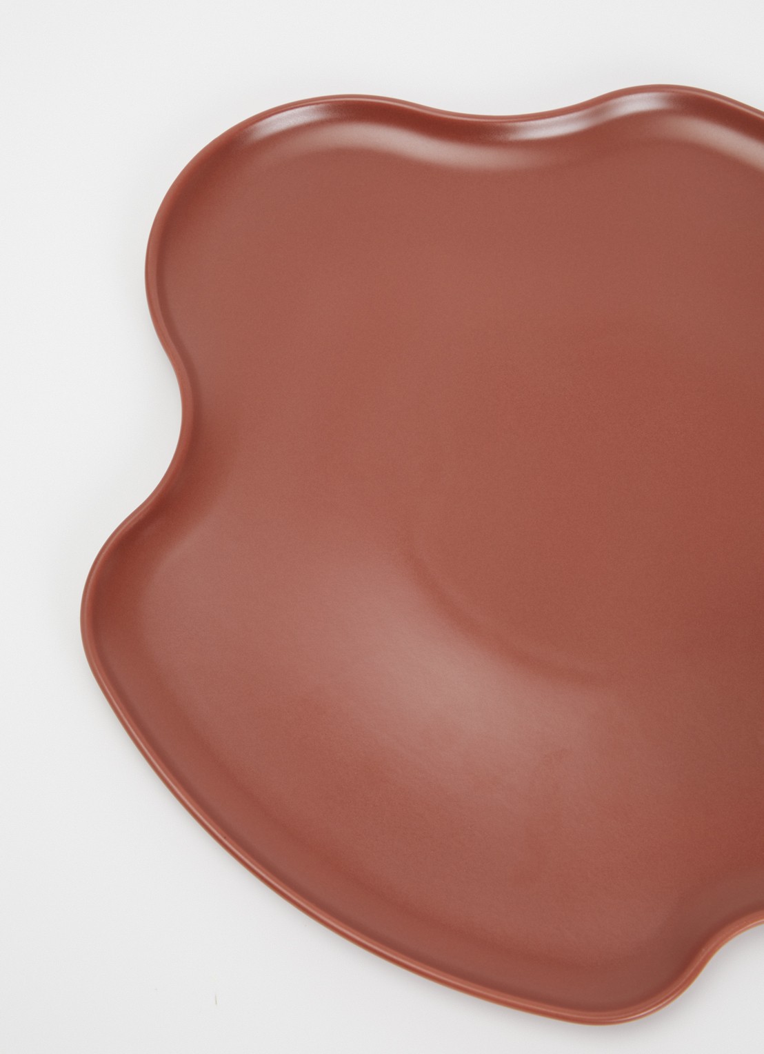 Iittala Alvar Aalto schotel 35 cm - voorkant 2 steenrood