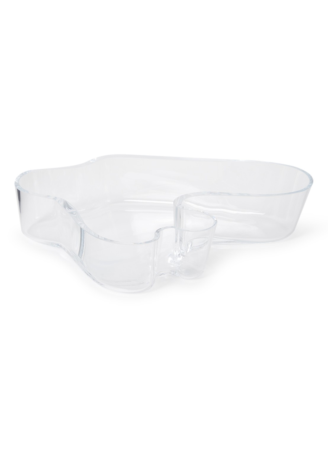 Iittala Alvar Aalto serveerschaal 26,2 cm - voorkant transparant