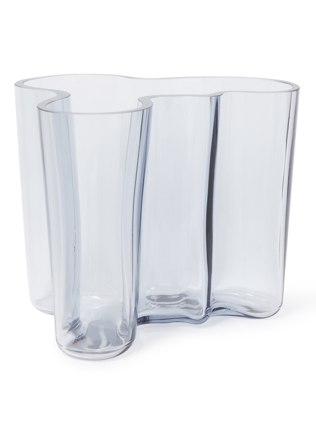 Iittala Alvar Aalto vaas 12 cm - voorkant transparant