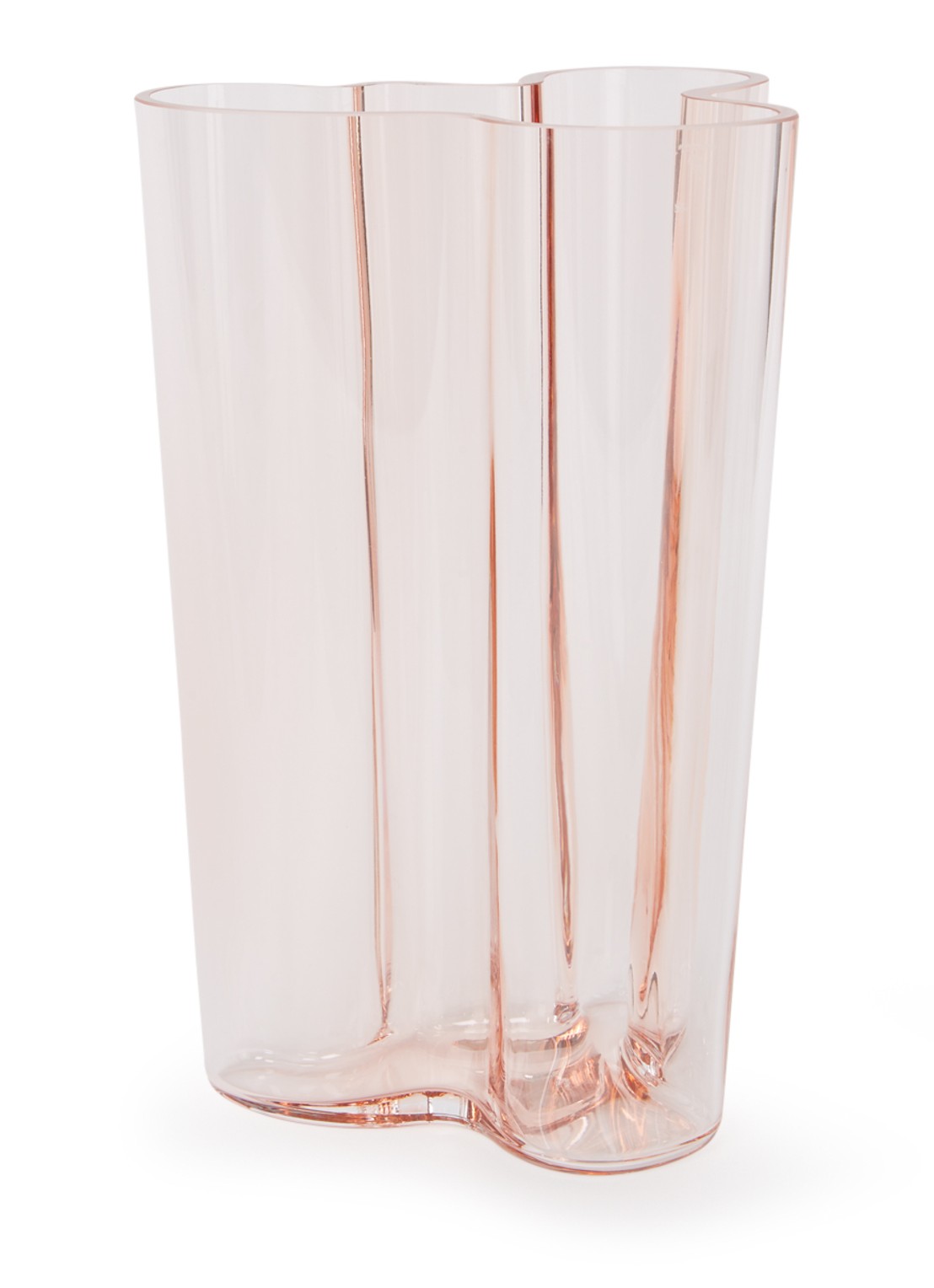 Iittala Alvar Aalto vaas 25,1 cm - voorkant zalmroze