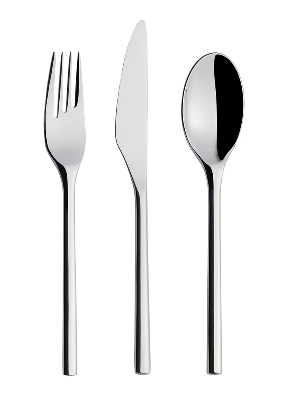 Iittala Artek dessertbestek in geschenkverpakking 12-delig - voorkant zilver
