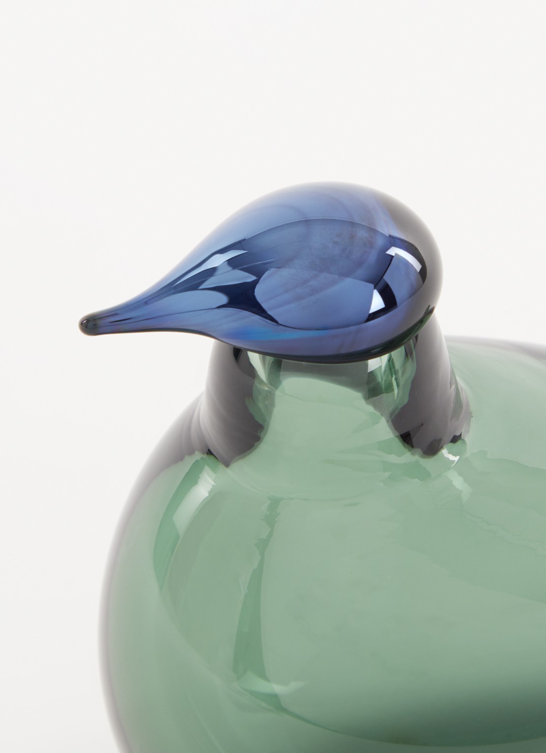 Iittala Birds by Toikka Chiffchaff 8 cm - voorkant 2 bronsgroen