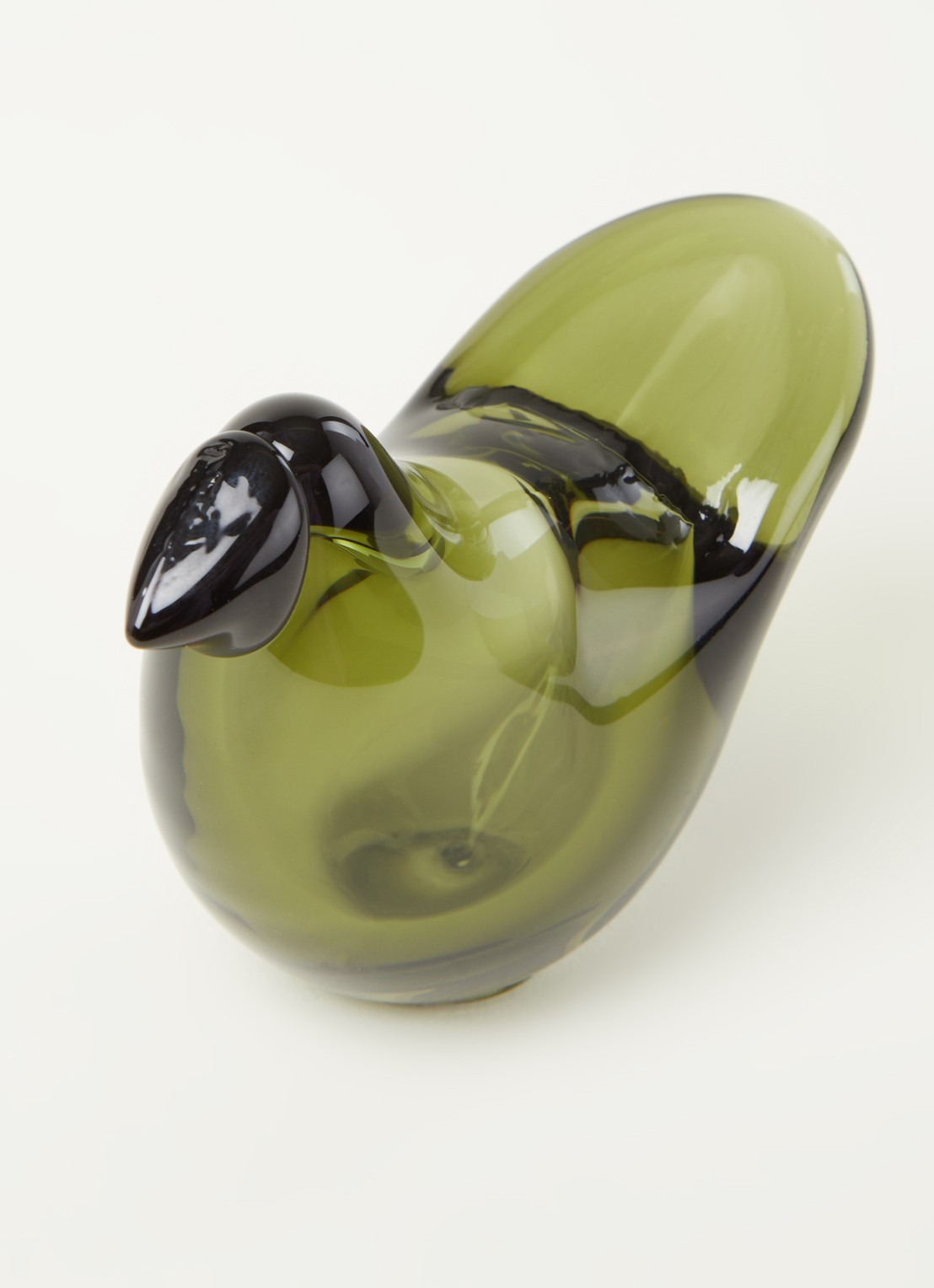 Iittala Birds by Toikka Flycatcher 7 cm - detail mosgroen