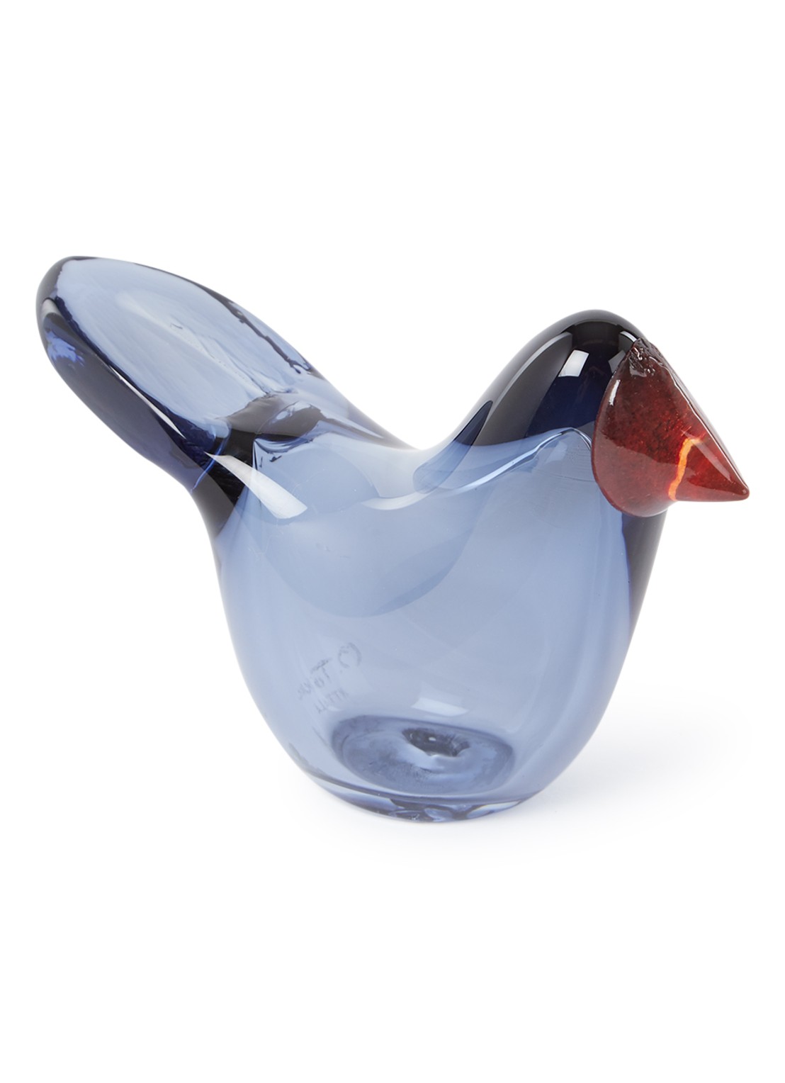 Iittala Birds by Toikka Flycatcher 7 cm - voorkant blauw