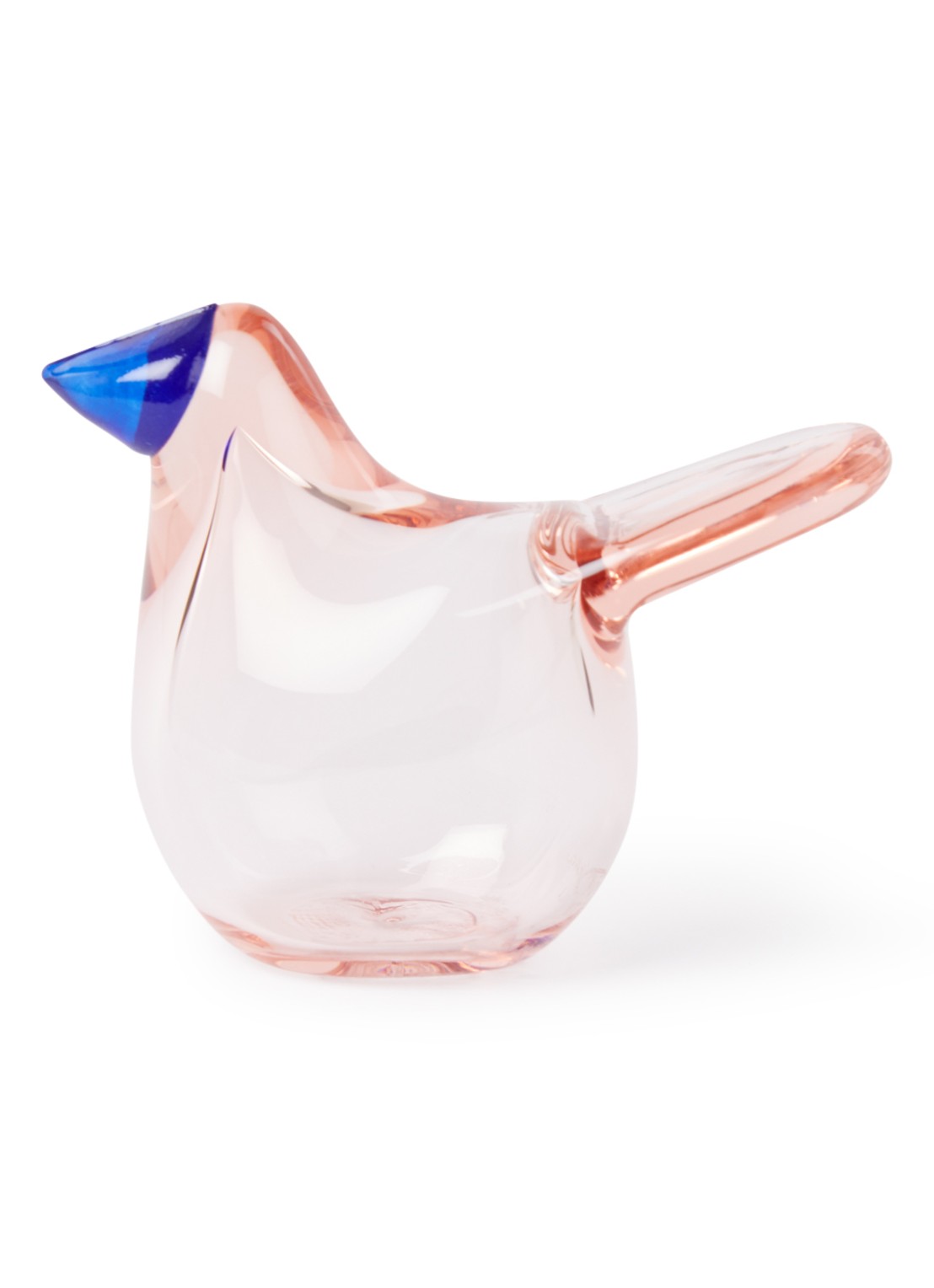 Iittala Birds by Toikka Flycatcher 7 cm - voorkant 2 zalmroze