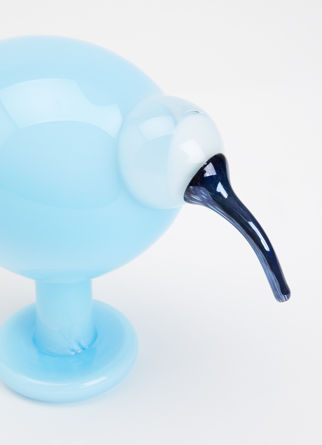 Iittala Birds by Toikka Ibis 16,5 cm - voorkant 2 lichtblauw