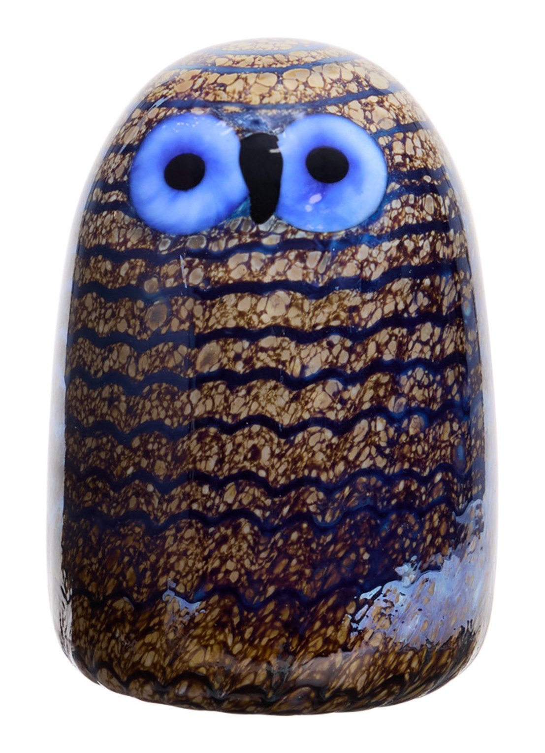 Iittala Birds by Toikka uil 10,5 cm - voorkant bruin