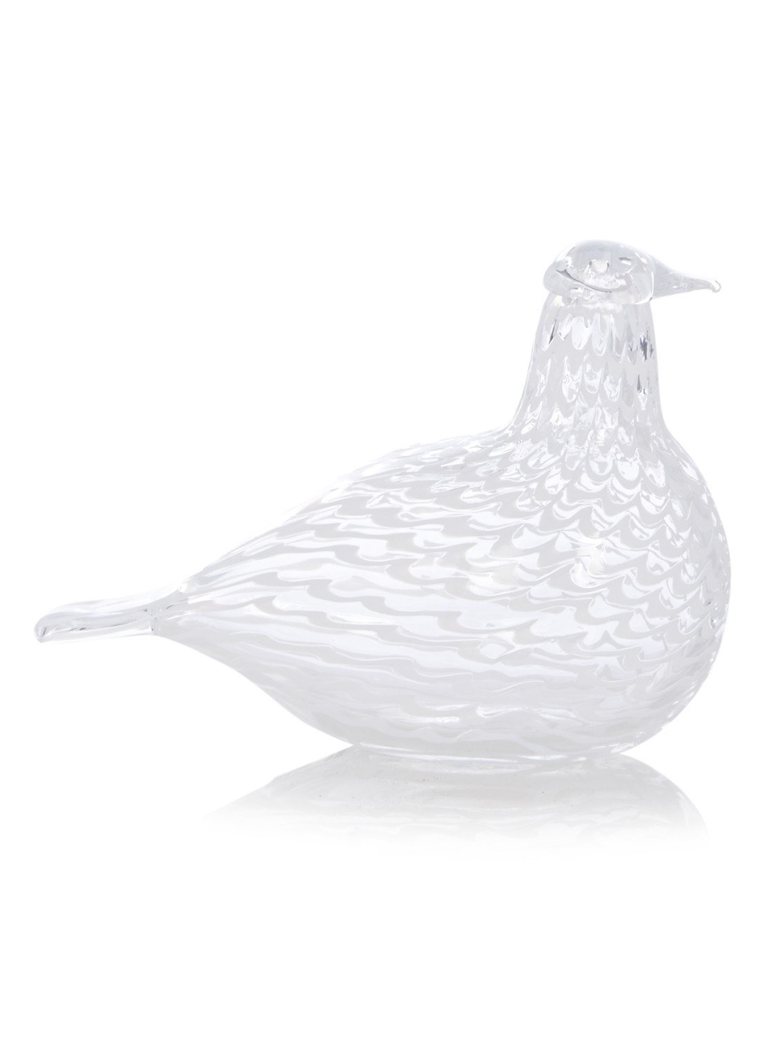 Iittala Birds by Toikka Vredesduif 11 cm - voorkant 3 transparant