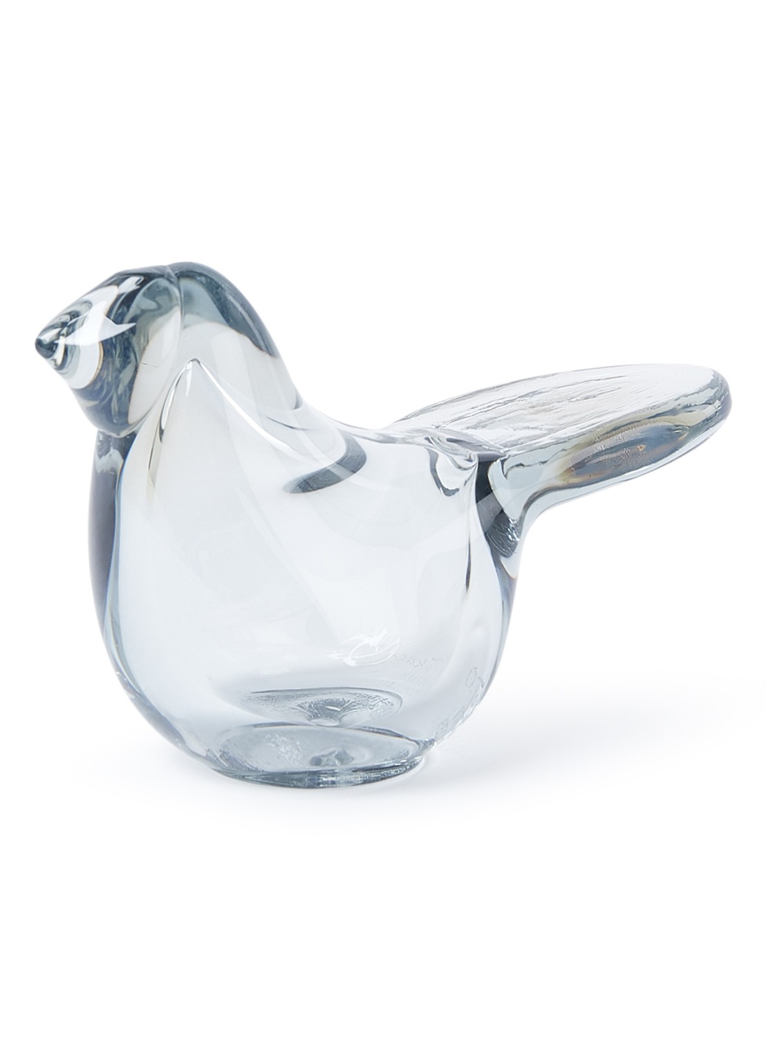 Iittala Birds decoratie vogel 6 cm - voorkant 2 transparant