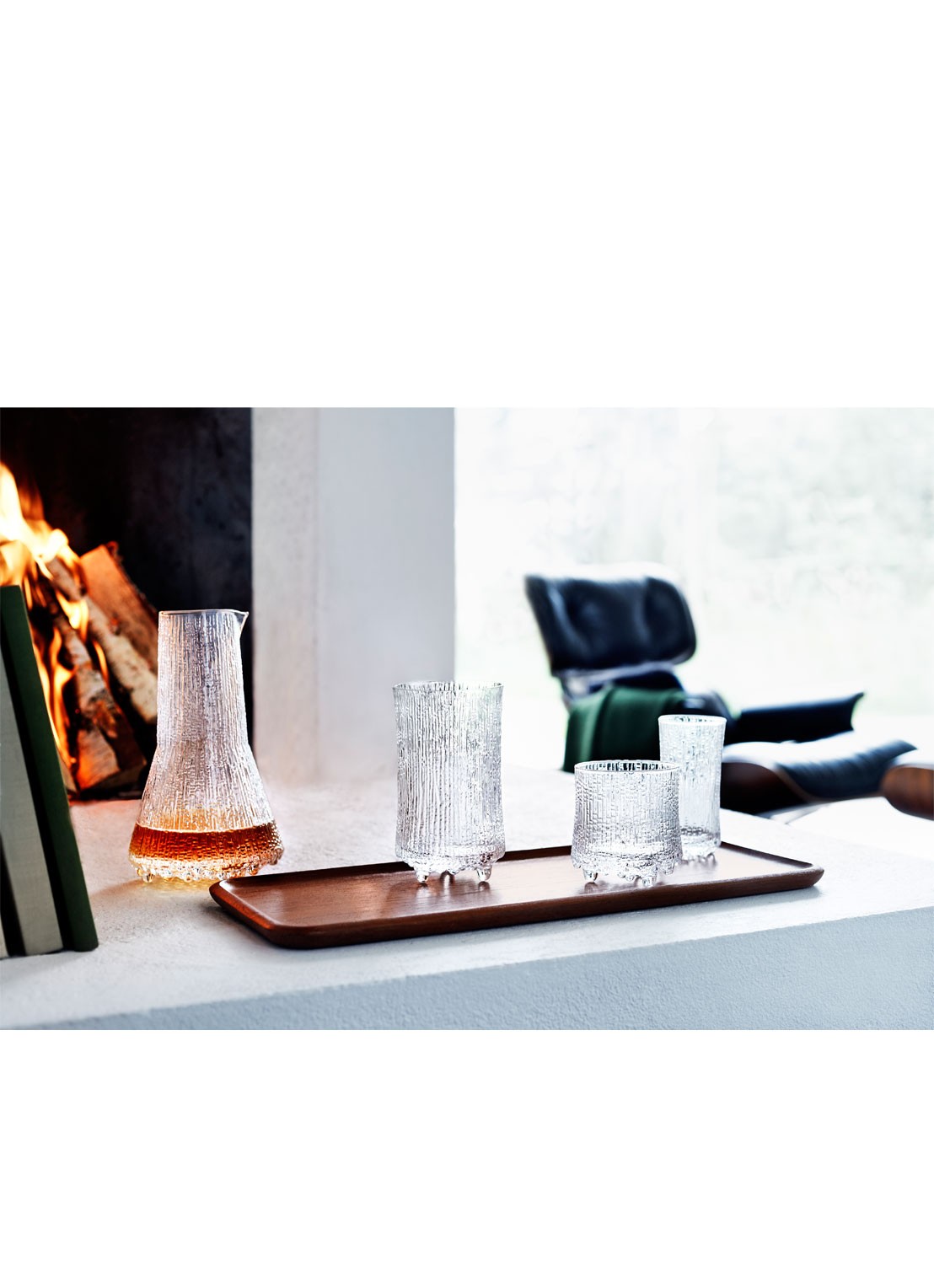 Iittala Borrelglas 5 cl set van 2 - voorkant 2 transparant