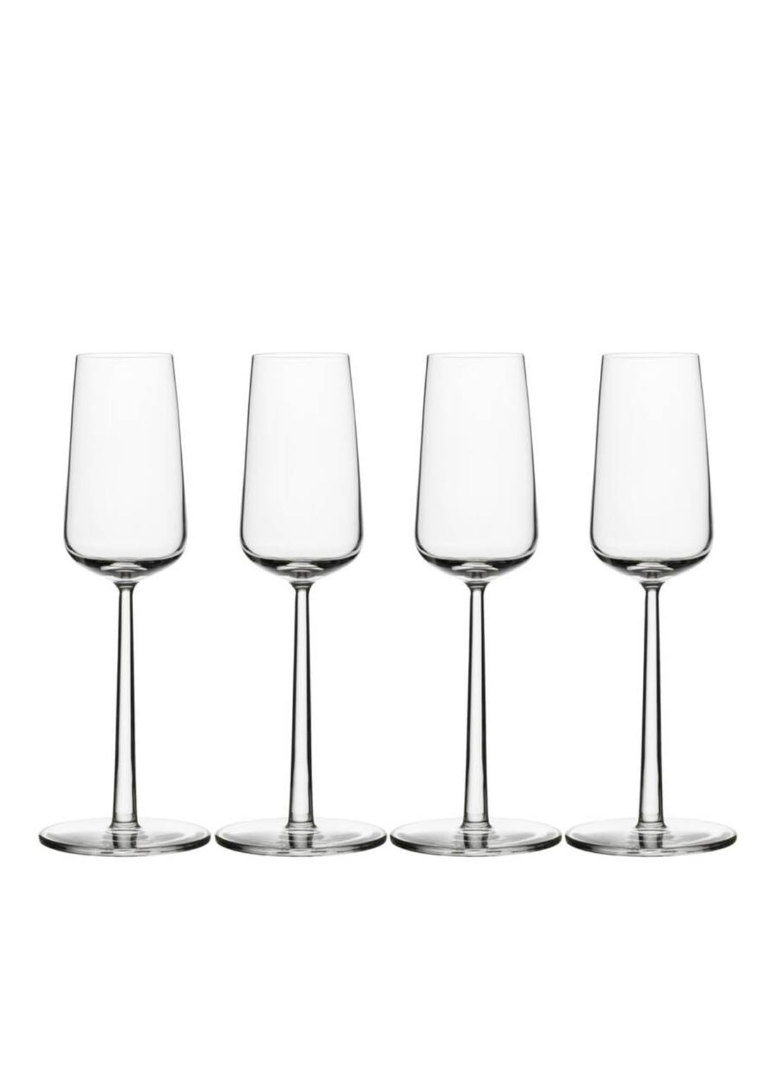 Iittala Champagneglas 21 cl set van 4 - voorkant helder