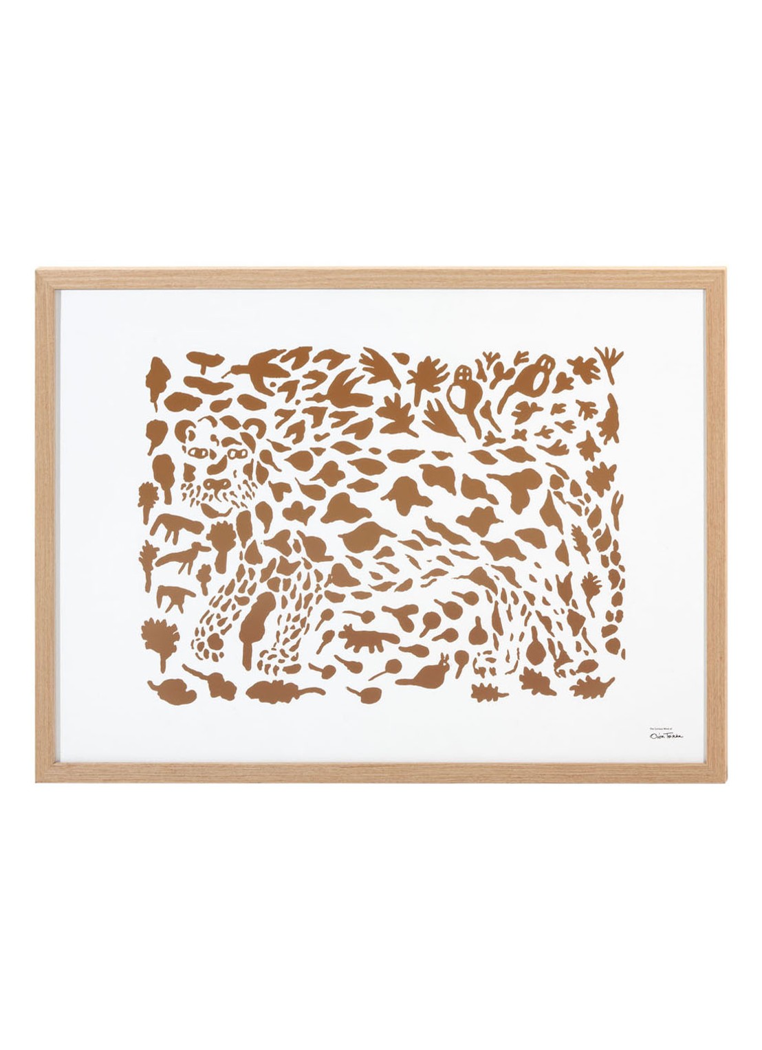 Iittala Cheetah poster 50 x 70 cm - voorkant bruin