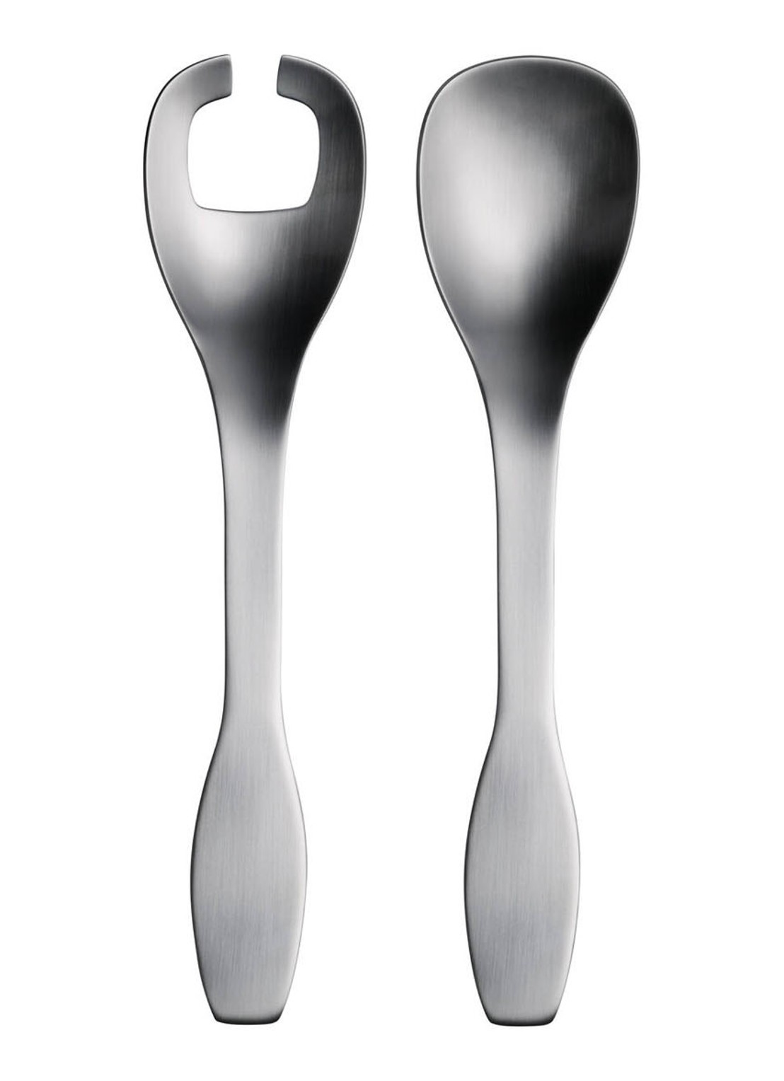 Iittala Collective Tools saladebestek 2-delig - voorkant zilver