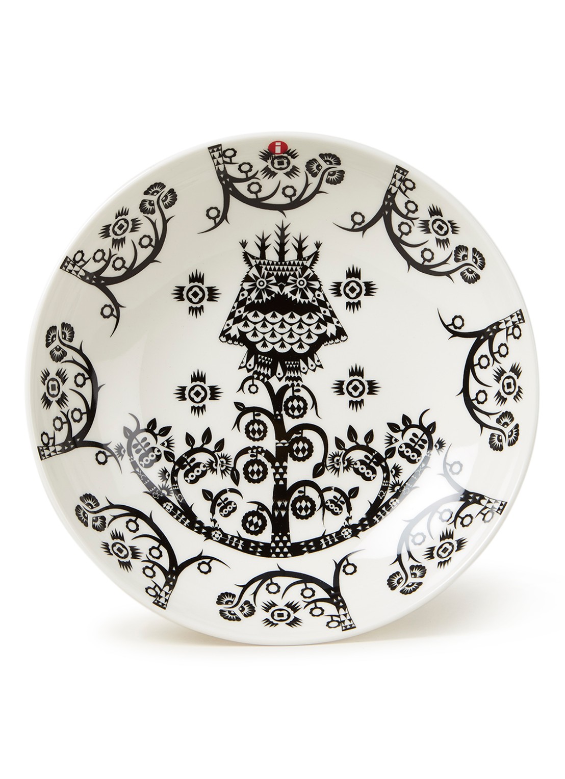 Iittala Diep bord 20 cm - voorkant zwart