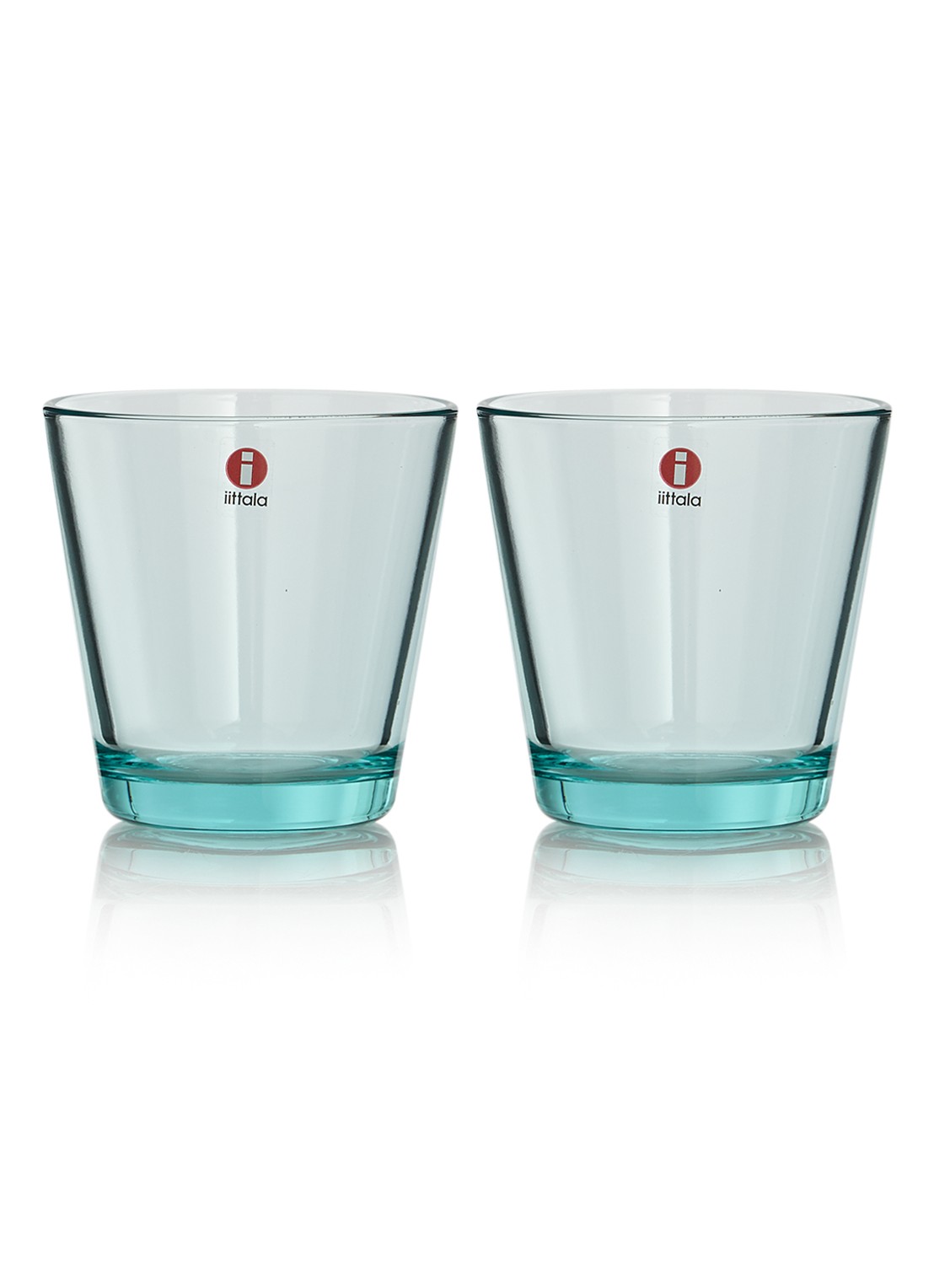 Iittala Drinkglas 21 cl set van 2 - voorkant 2 groen